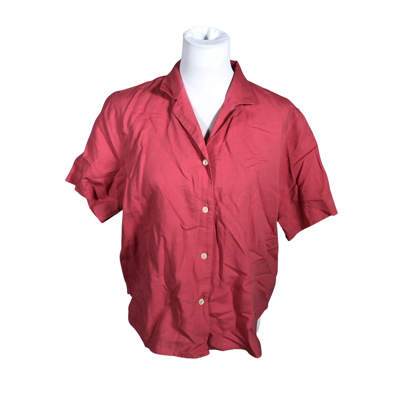 Unisex Uniqlo - Short-sleeved blouse, size 40 - Pink (1)