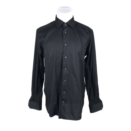 Unisex Eton - Collared shirt, size XL - Black ()