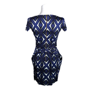 Unisex Closet London - Sheath dress, size 38 - Blue (2)