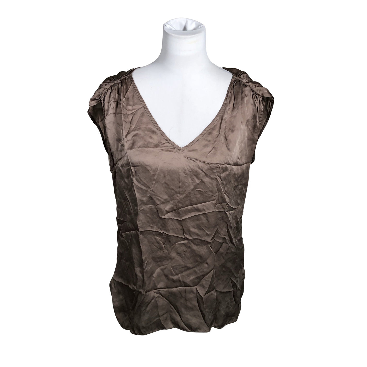 Unisex Massimo Dutti - Top, size 36 - Beige (1)