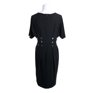 Unisex Joseph Ribkoff - Tricot dress, size 38 - Black (2)