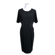 Unisex Joseph Ribkoff - Tricot dress, size 38 - Black ()