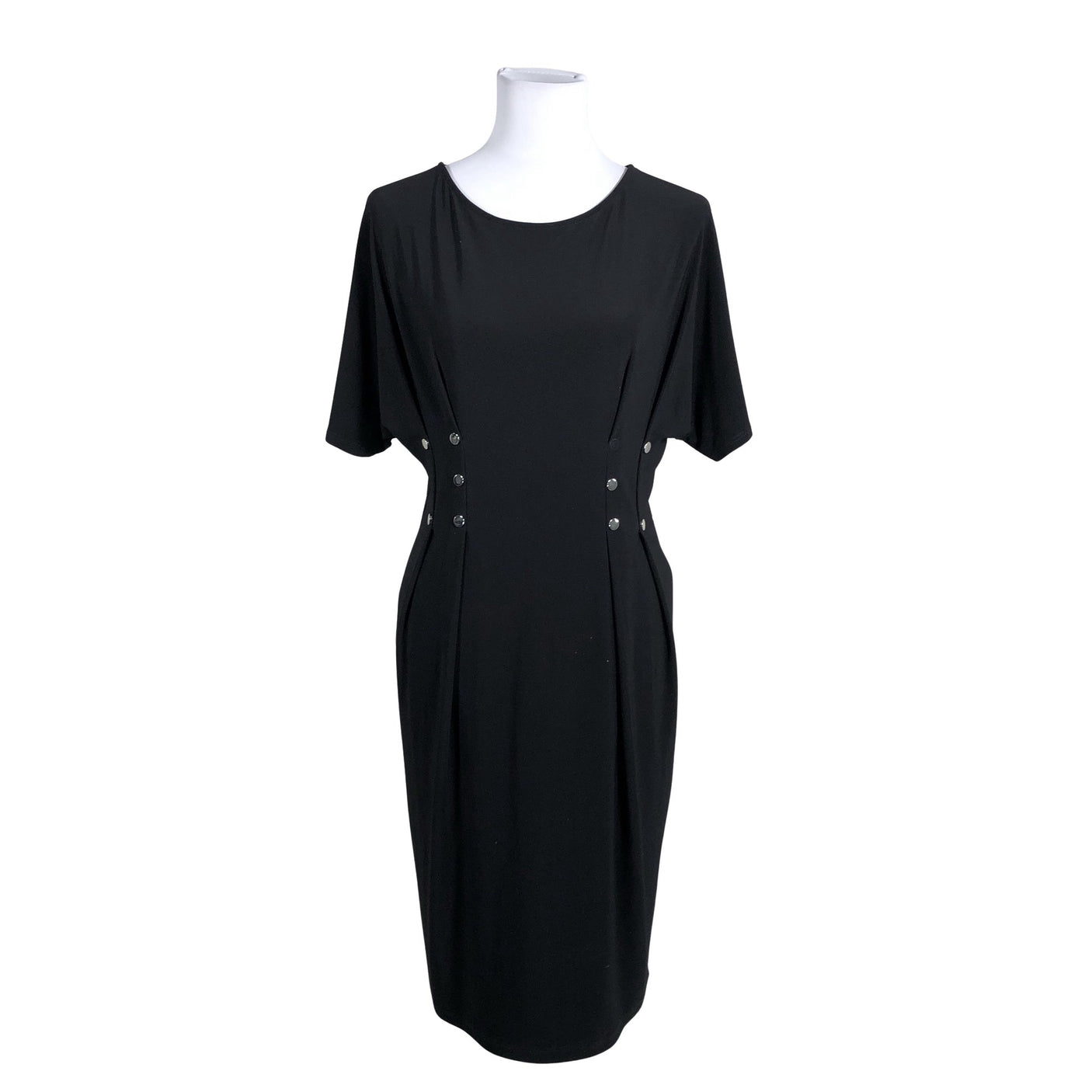 Unisex Joseph Ribkoff - Tricot dress, size 38 - Black (1)