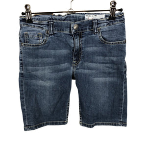 Unisex Polarn O. Pyret - Denim shorts, size 128 - 134 - Blue (1)