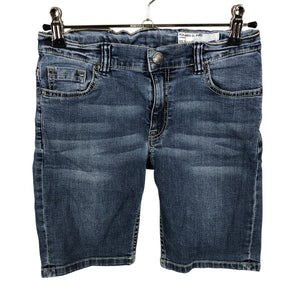 Unisex Polarn O. Pyret - Denim shorts, size 128 - 134 - Blue (2)