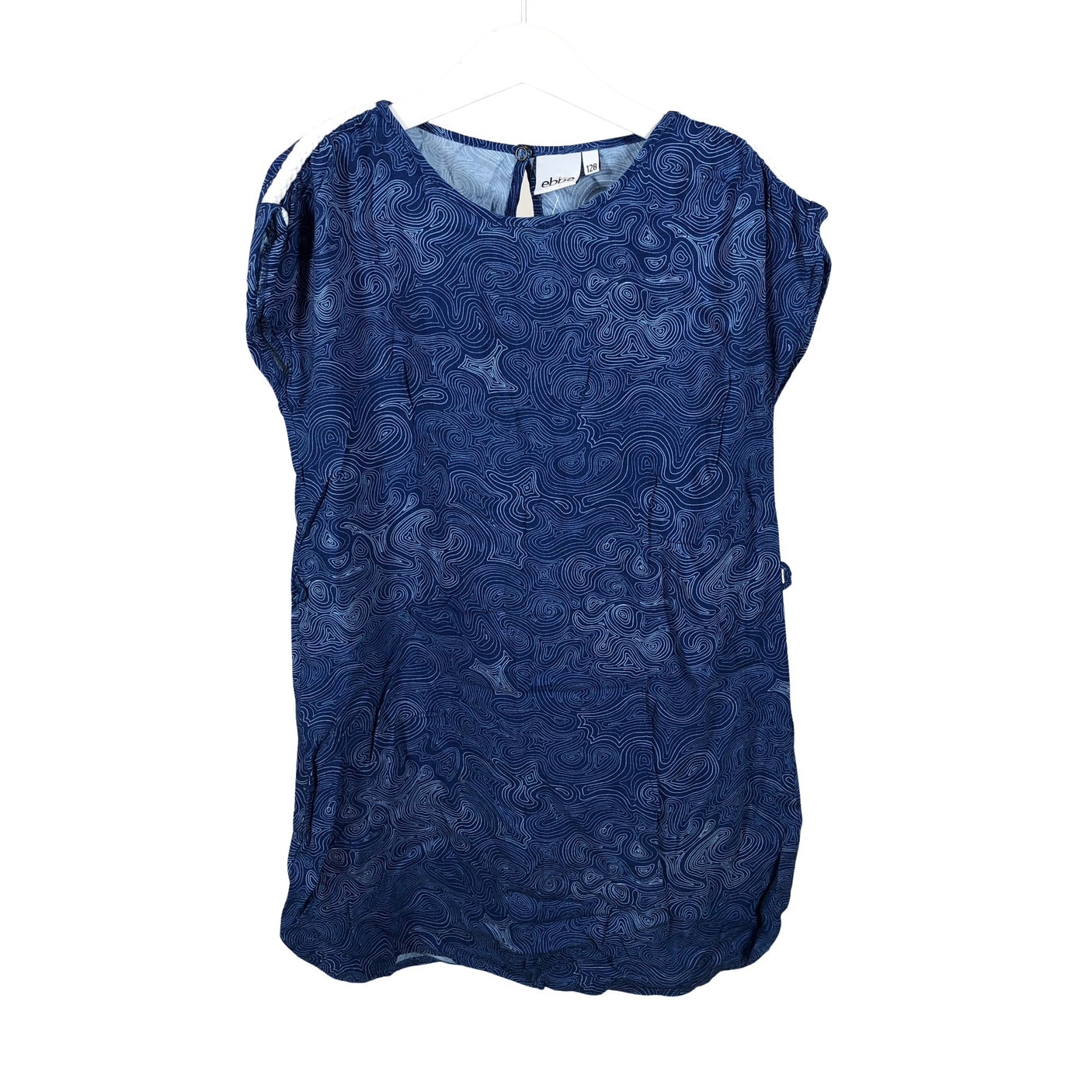 Unisex Ebbe - Schiffon dress, size 122 - 128 - Blue (1)