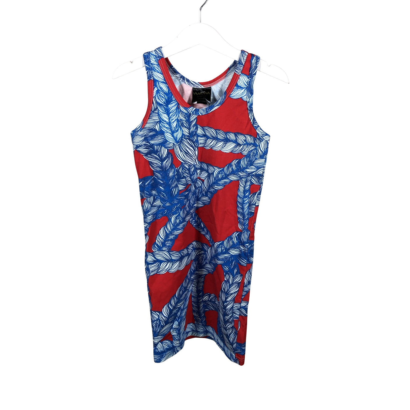 Unisex Vimma - Tricot dress, size 104 - 110 - Red (1)