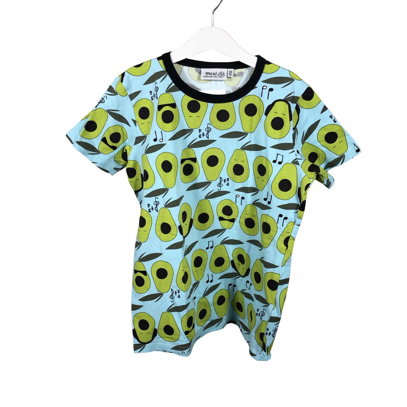 Unisex me&i - T-shirt, size 146 - 152 - Turquoise (1)