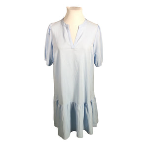 Unisex Kaffe - Schiffon dress, size 42 - Light blue (1)