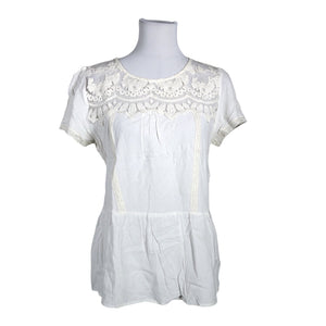 Unisex Rosemunde - Short-sleeved blouse, size 40 - Natural white (1)
