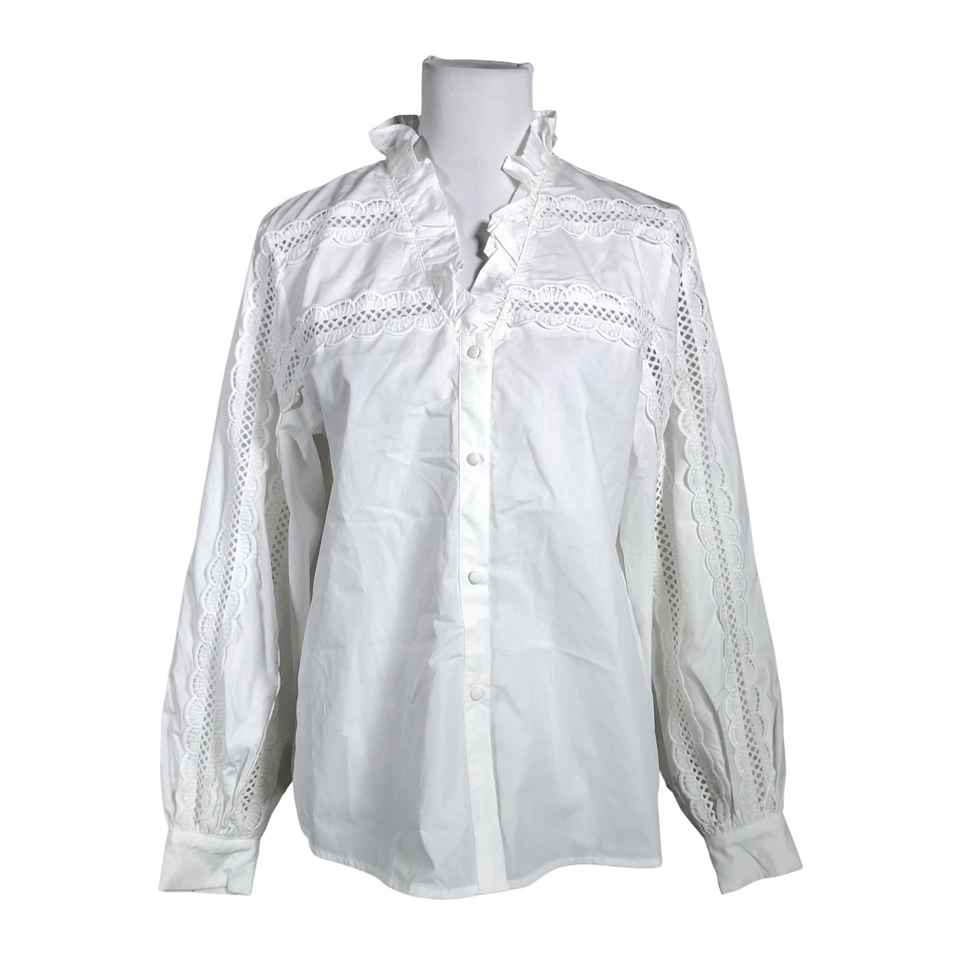 Unisex Culture - Blouse, size 36 - White (1)