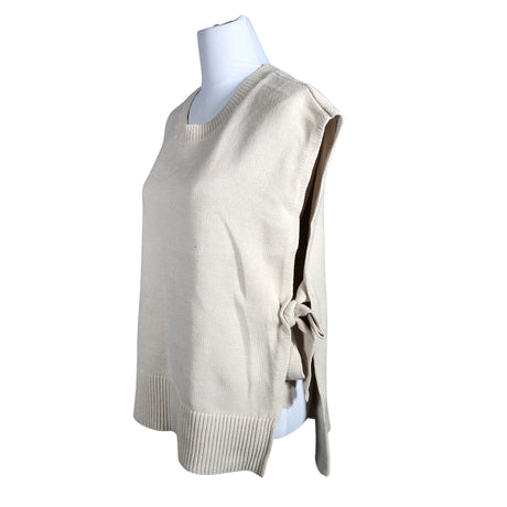 Unisex Selected - Knit vest, size 36 - Beige (2)