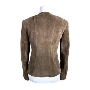 Unisex Gerry Weber - Leather jacket, size 36 - Brown (2)