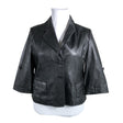 Unisex Trendy Look - Leather jacket, size 44 - Black ()