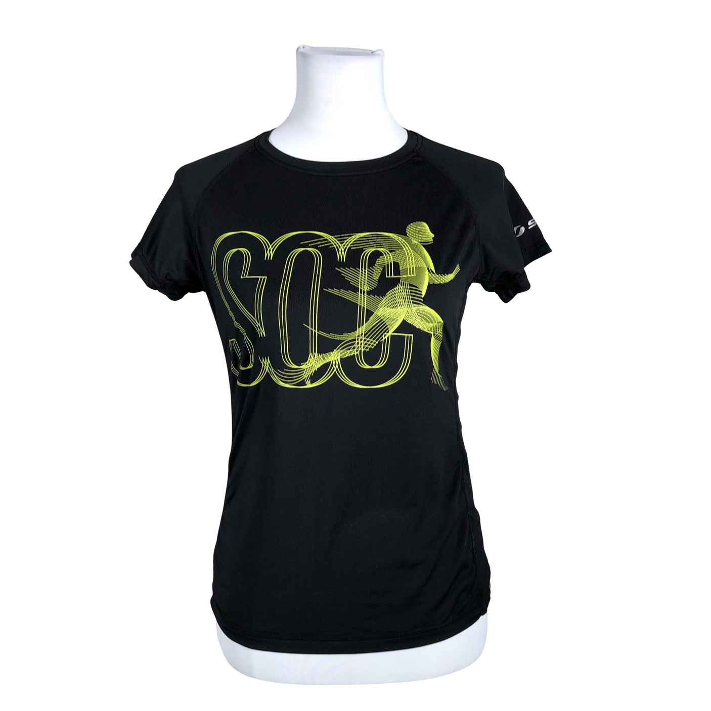 Unisex Soc - Sports shirt, short sleeve, size 34 - Black (1)