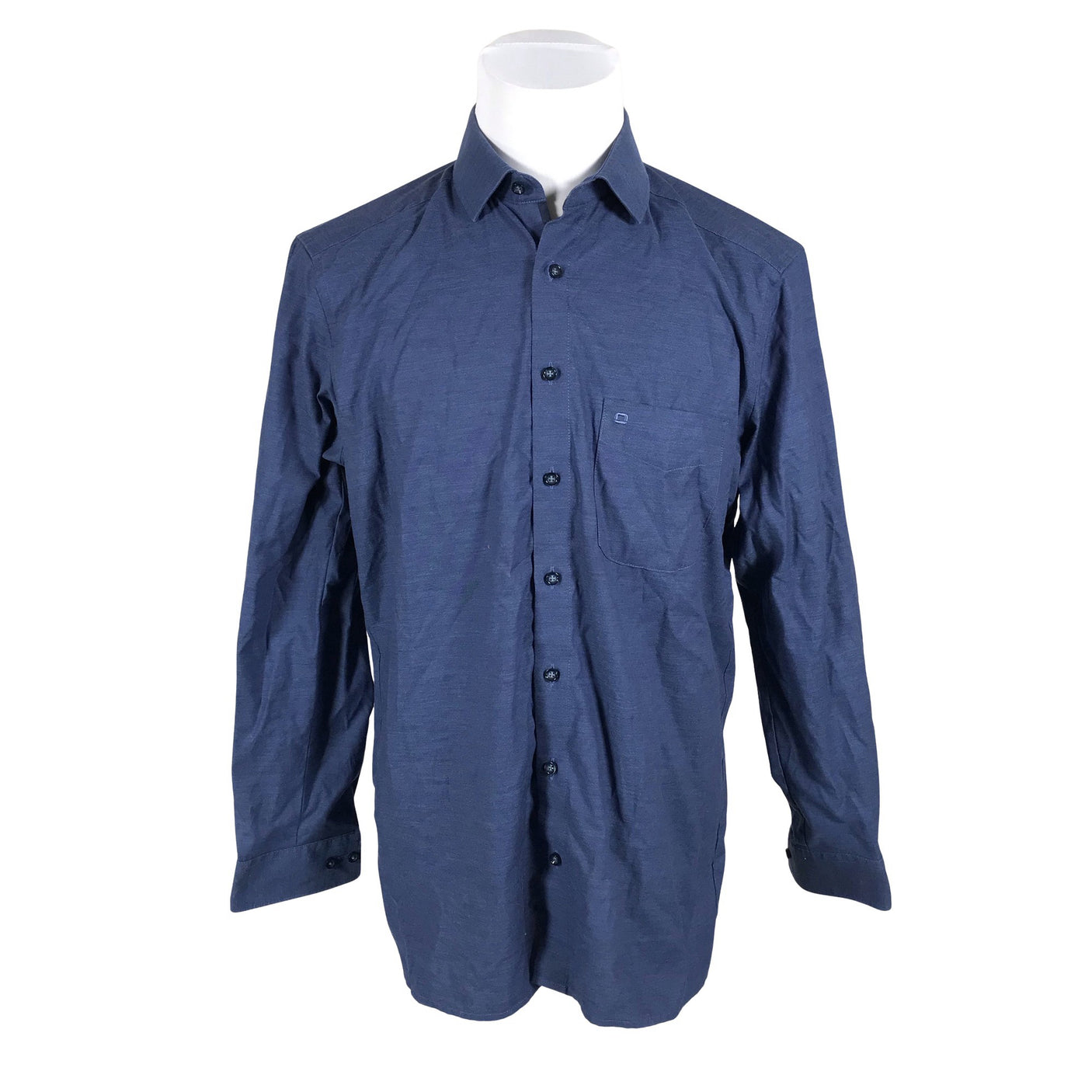Unisex Olymp - Collared shirt, size L - Blue (1)