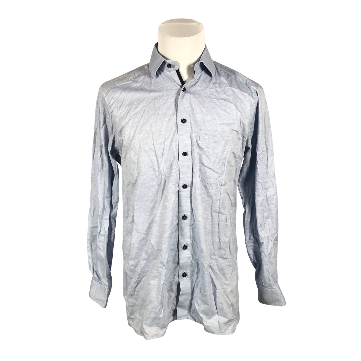 Unisex Olymp - Collared shirt, size L - Light blue (1)