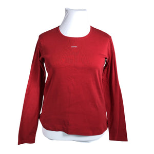 Unisex Esprit - Tricot shirt, size 44 - Red (1)