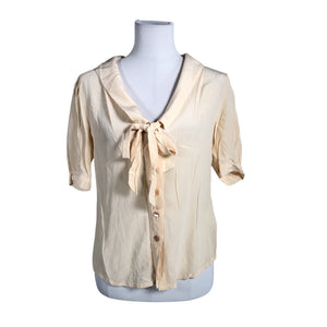 Unisex Tricot Chic - Short-sleeved blouse, size 40 - Beige (1)