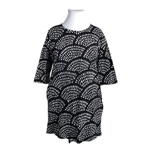 Unisex Marimekko - Tricot tunic, size 44 - Black (1)