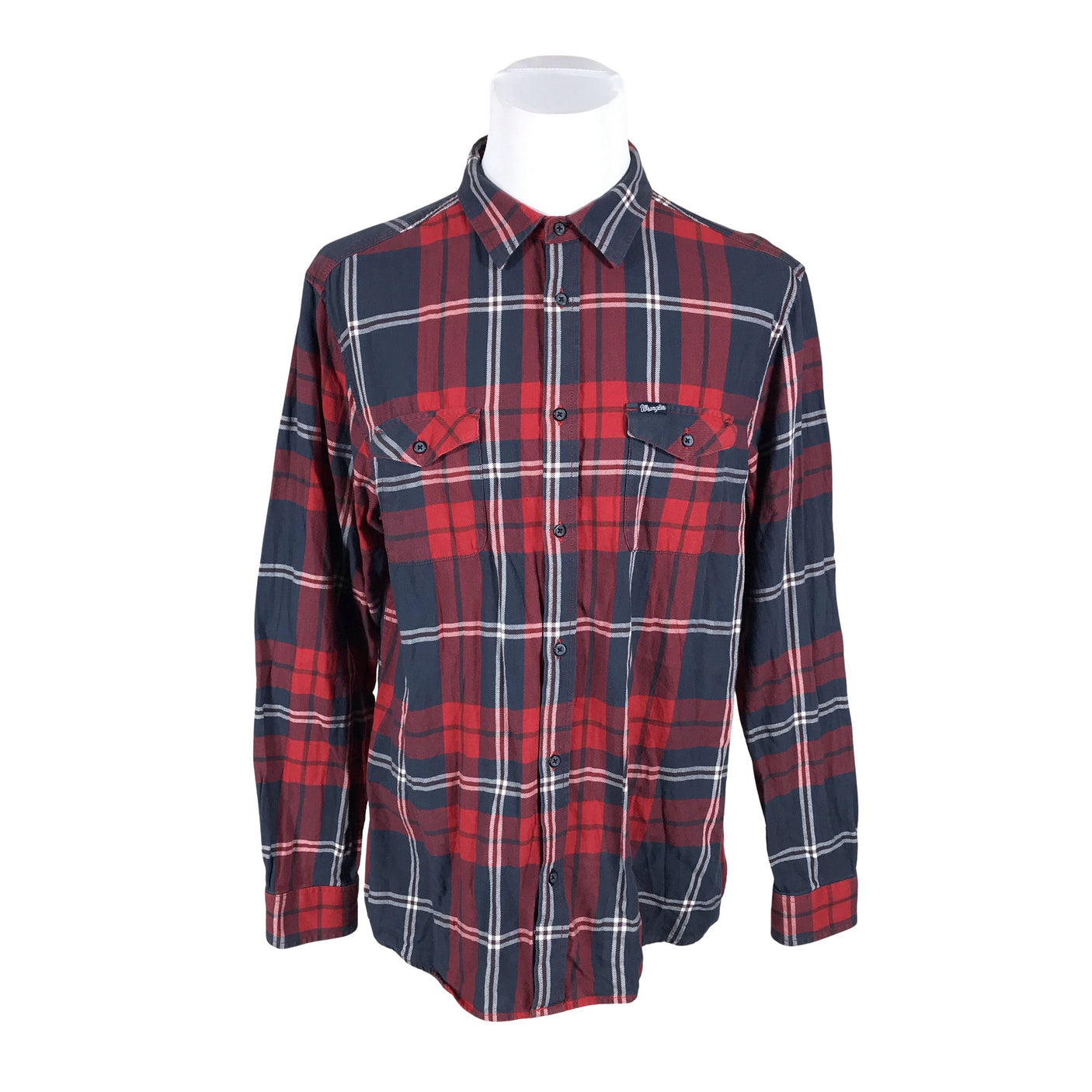 Unisex Wrangler - Flannel shirt, size XXL - Blue (1)