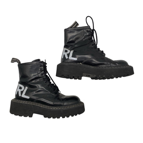 Unisex Karl Lagerfeld - Army boots, size 38 - Black ()