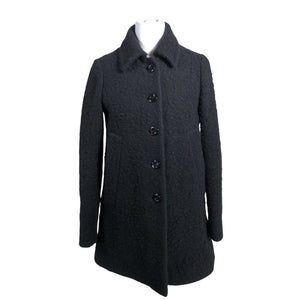 Unisex Uptobe - Wool coat, size 38 - Black (1)