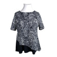 Unisex Femme - Short-sleeved blouse, size 46 - Black ()