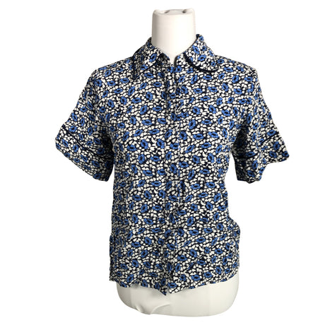 Unisex Norr - Short-sleeved blouse, size 38 - Blue ()