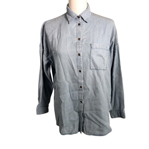 Unisex Massimo Dutti - Denim shirt, size 36 - Light blue (1)
