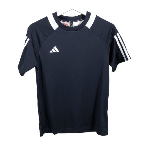 Unisex Adidas - Sports shirt, short sleeve, size 158 - 164 - Blue ()