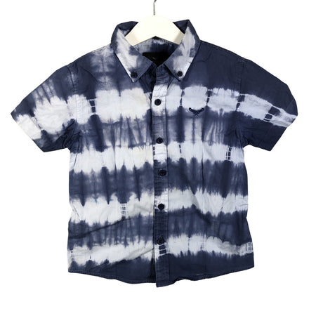 Unisex Threadboys - Collared shirt, size 110 - 116 - Blue ()