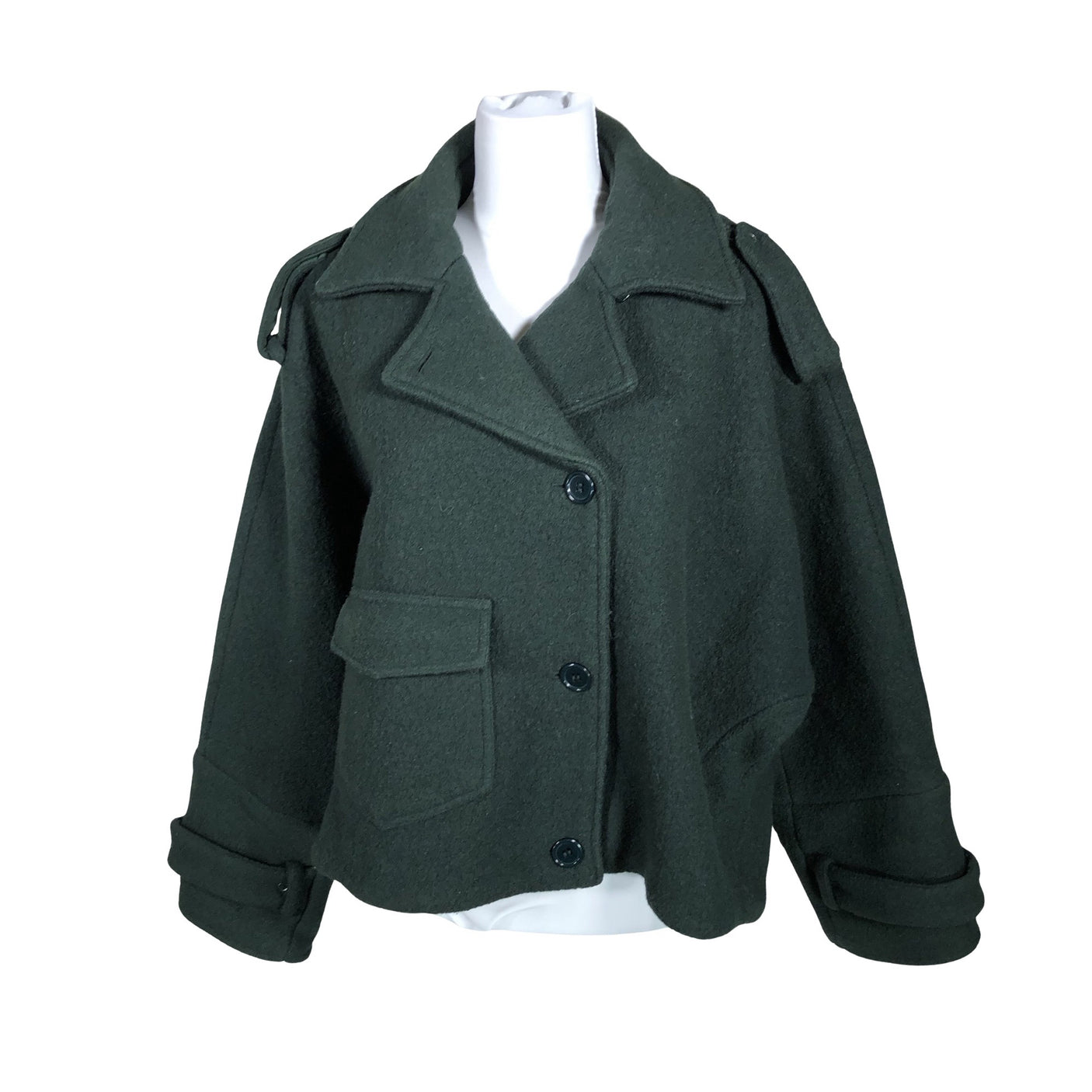 Unisex Ahlvar Gallery - Wool coat, size 36 - Green (1)
