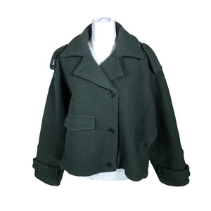 Unisex Ahlvar Gallery - Wool coat, size 36 - Green (1)
