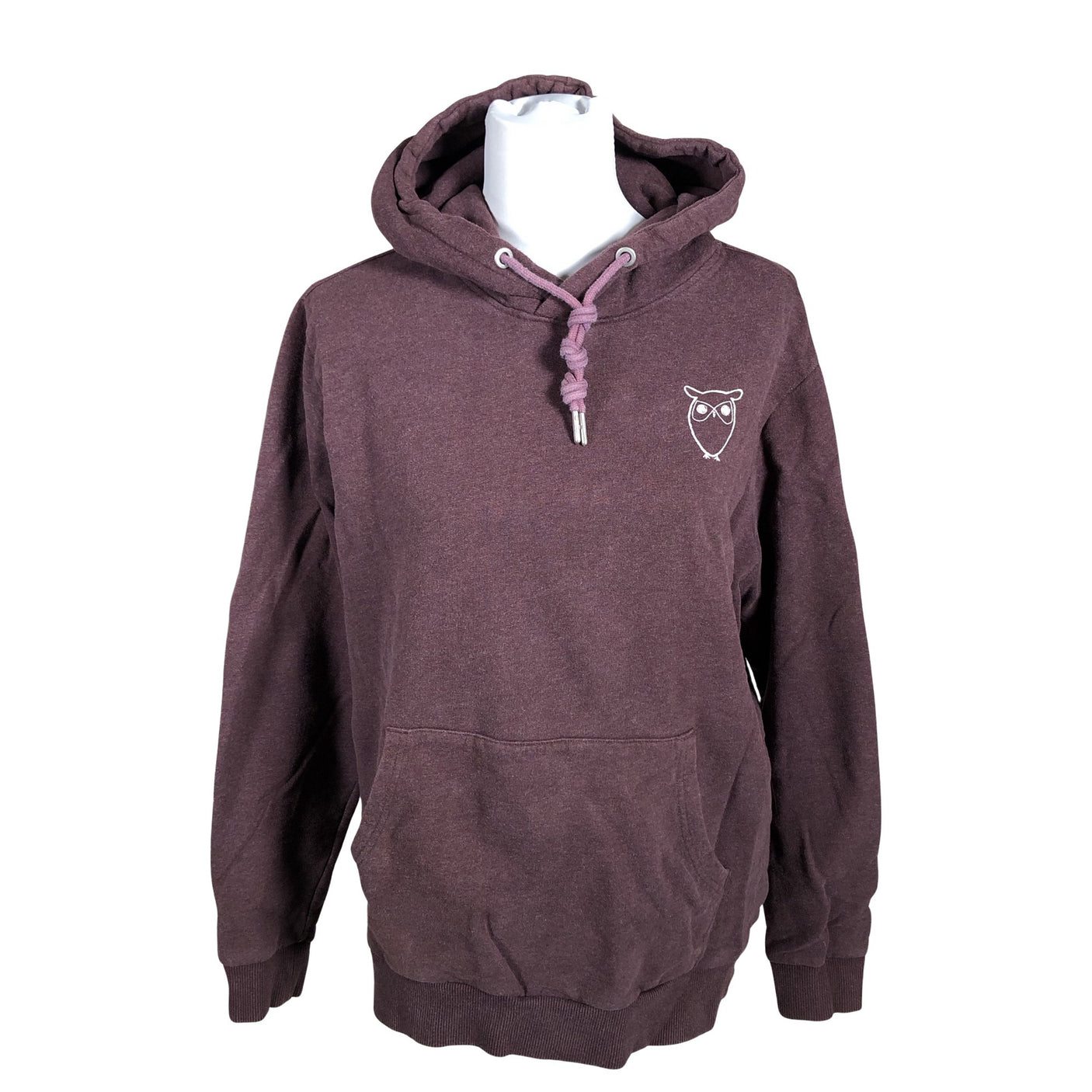 Unisex Knowledge Cotton Apparel - Hoodie, size 40 - Wine red (1)