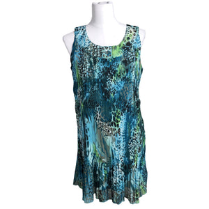 Unisex Micha - Schiffon tunic, size 38 - Turquoise (1)