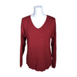 Unisex Halara - Tricot shirt, size 38 - Wine red ()