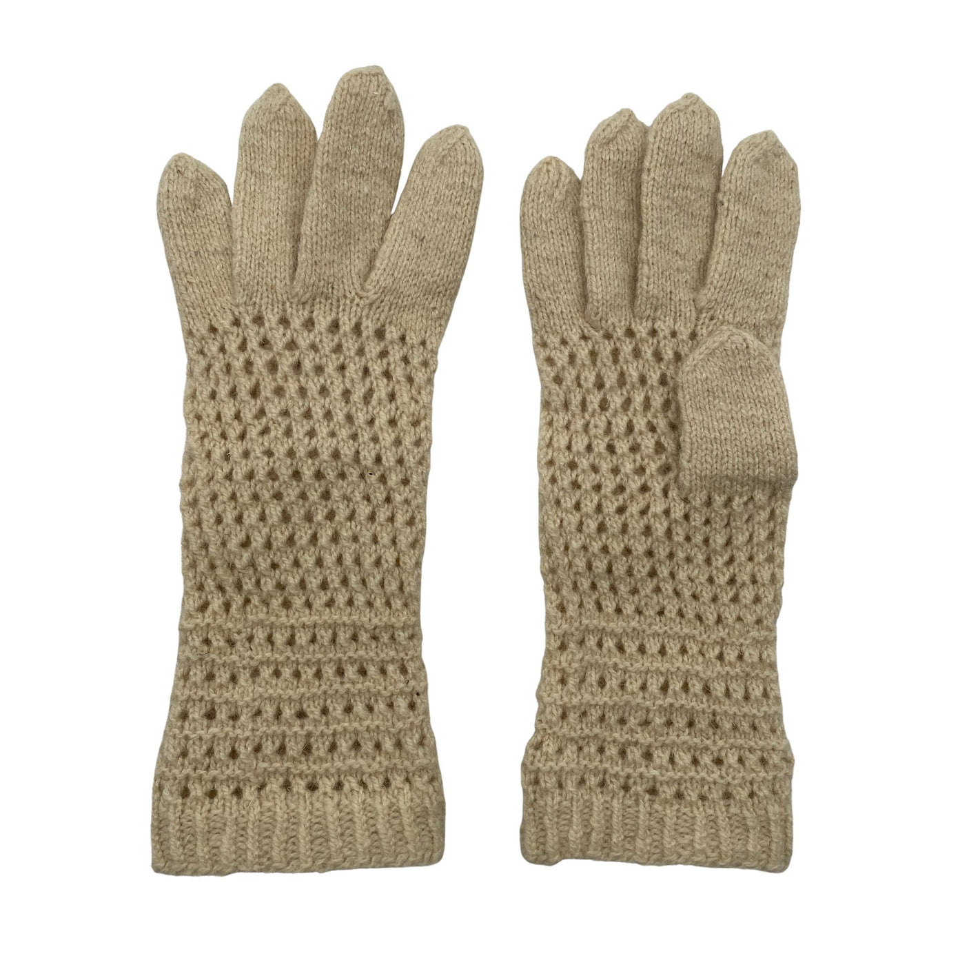 Unisex Handmade - Gloves, size Ei kokoa - Natural white (1)