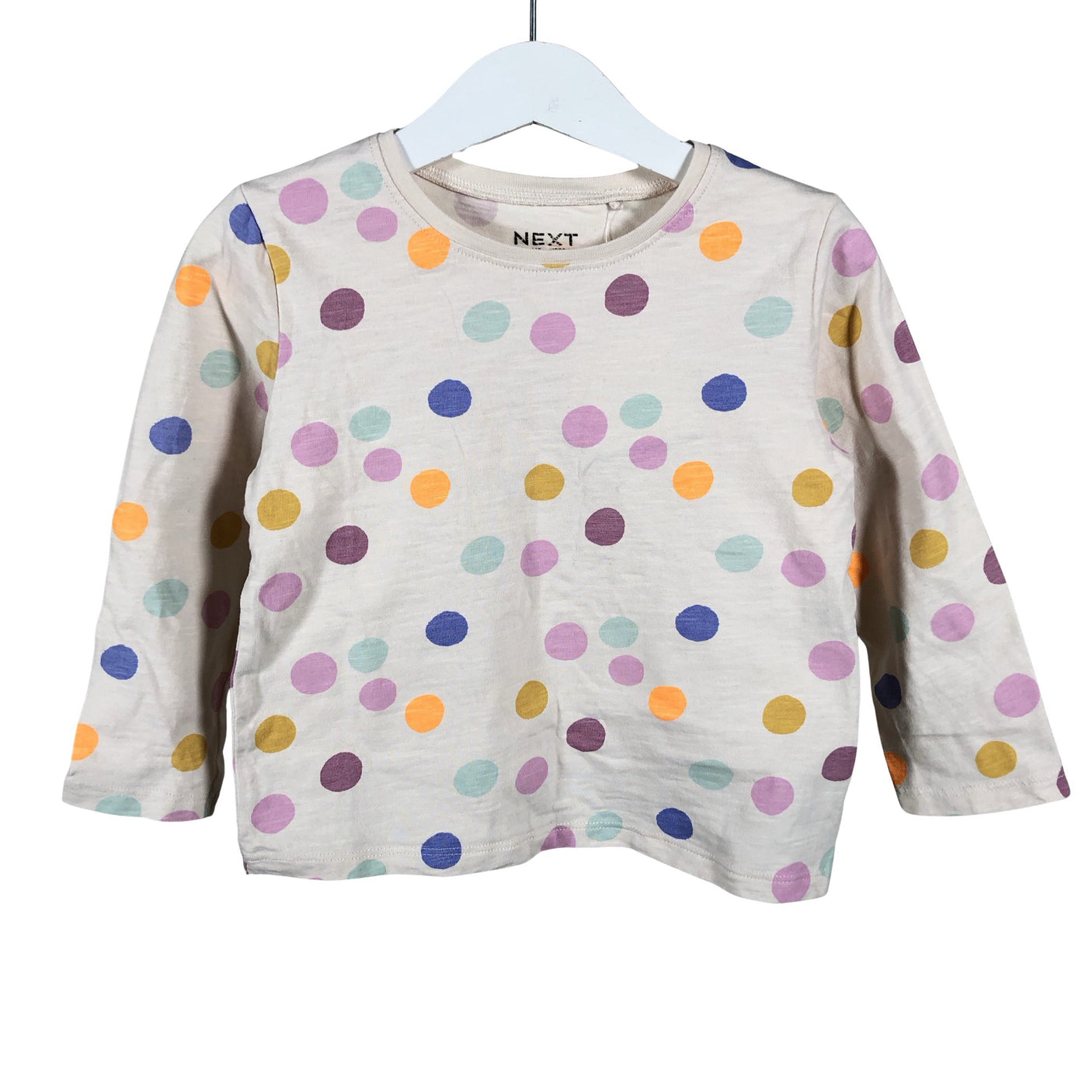 Unisex Next - Tricot shirt, size 92 - 98 - Beige (1)