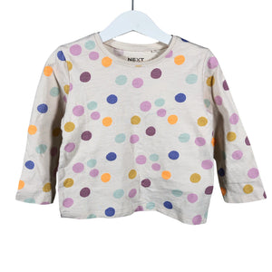 Unisex Next - Tricot shirt, size 92 - 98 - Beige (1)