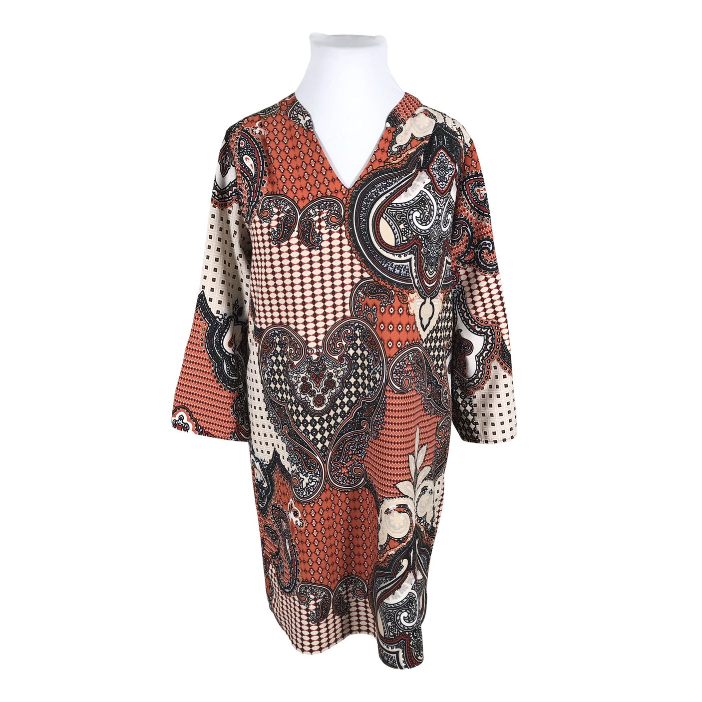 Unisex Wallis - Schiffon dress, size 42 - Orange (1)