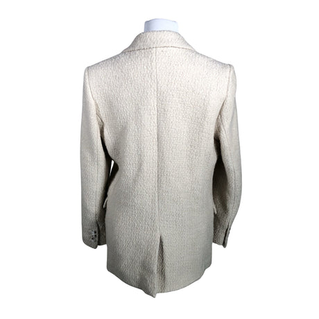 Unisex Lindex - Wool coat, size 36 - Natural white (2)