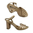 Unisex Solo Femme - Heeled sandals, size 37 - Beige ()