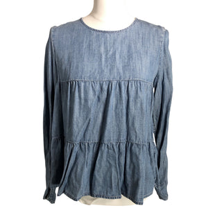 Unisex Esprit - Blouse, size 36 - Blue (1)