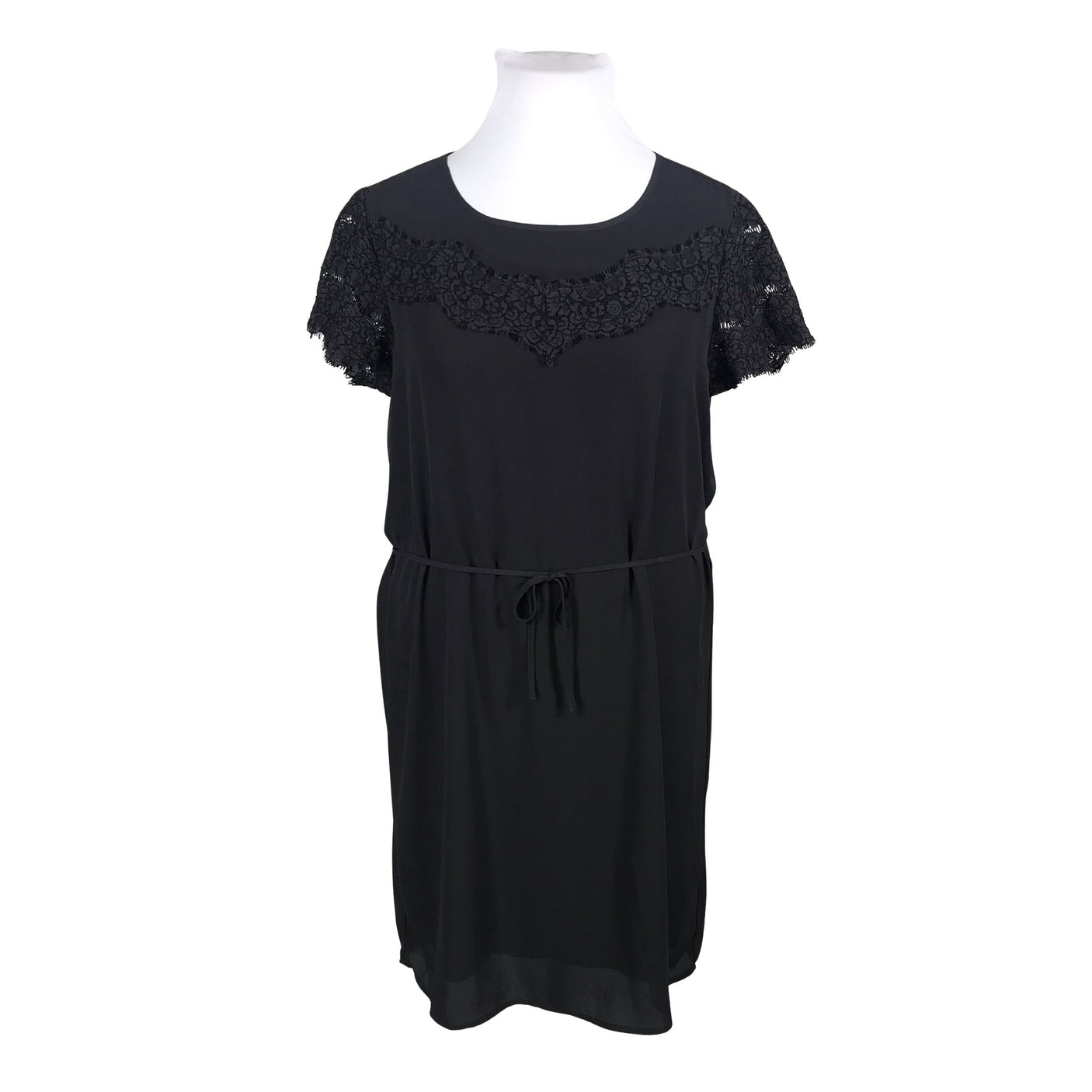 Unisex Soyaconcept - Schiffon dress, size 42 - Black (1)
