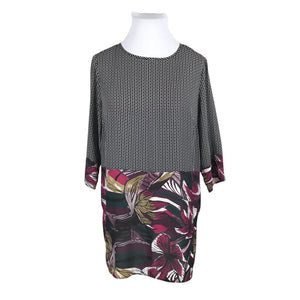 Unisex Cut & Pret - Schiffon dress, size 42 - Black (1)