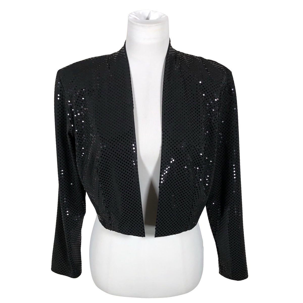 Unisex Georgedé - Evening bolero jacket, size 42 - Black (2)