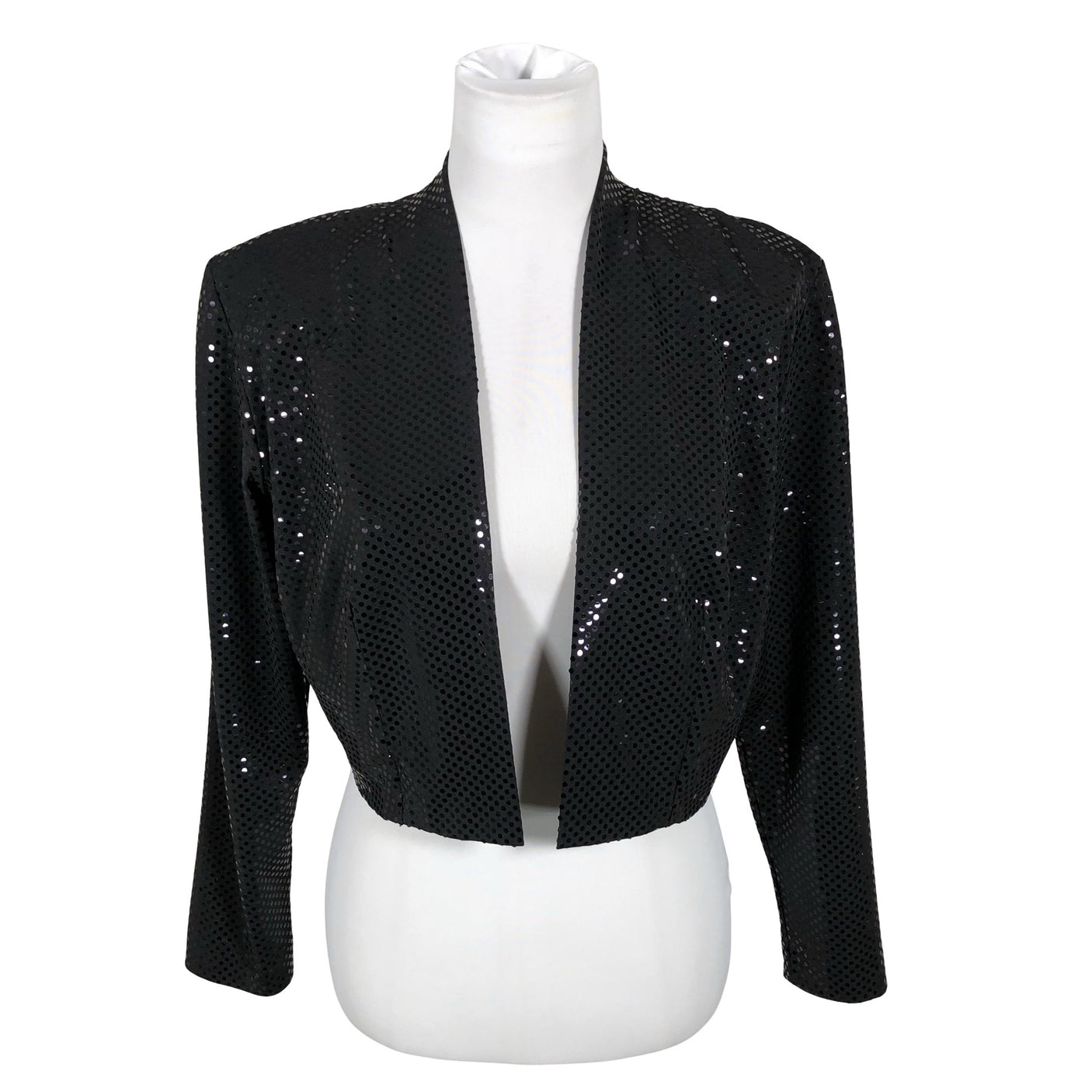 Unisex Georgedé - Evening bolero jacket, size 42 - Black (1)