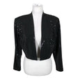 Unisex Georgedé - Evening bolero jacket, size 42 - Black ()