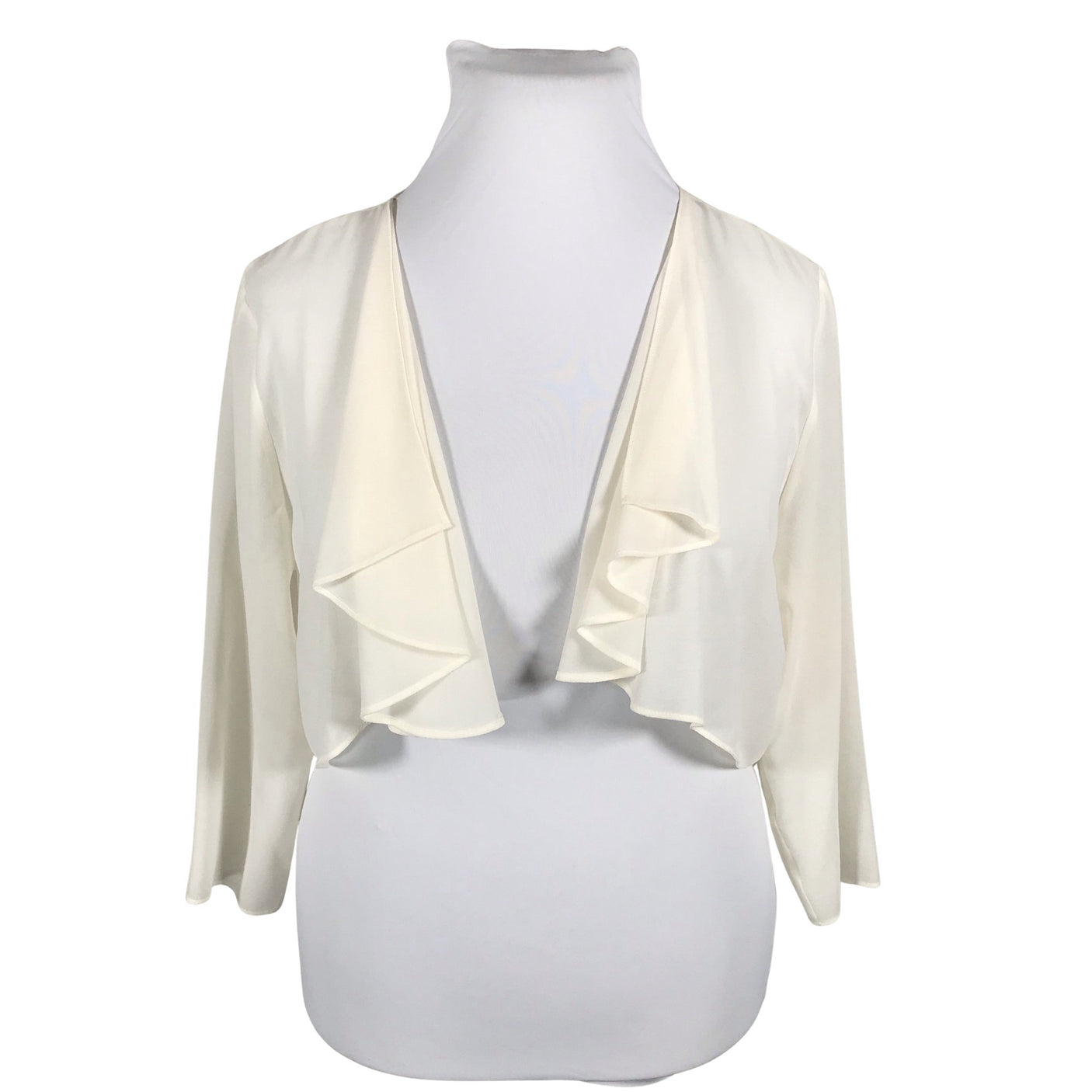 Unisex Marks&Spencer - Evening bolero jacket, size 42 - Natural white (1)